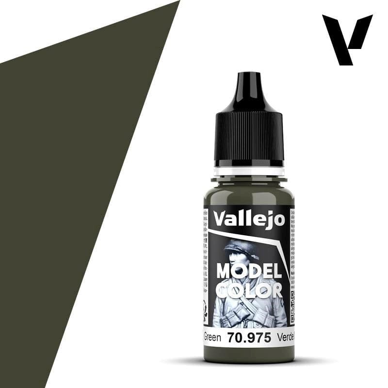 Vallejo Hobby Paint - Vallejo Model Color - #096 - Military Green V2