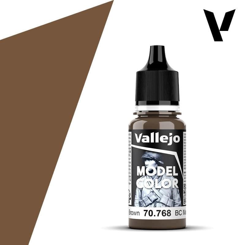 Vallejo Hobby Paint - Vallejo Model Color - #143 - BC Dark Brown V2