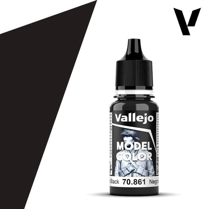 Paint - Vallejo Model Color - #192 - Gloss Black V2