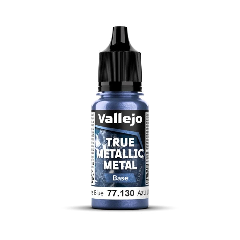 Vallejo Hobby Paint - Vallejo True Metallic Metal - Base - Ultramarine Blue - 18 ml