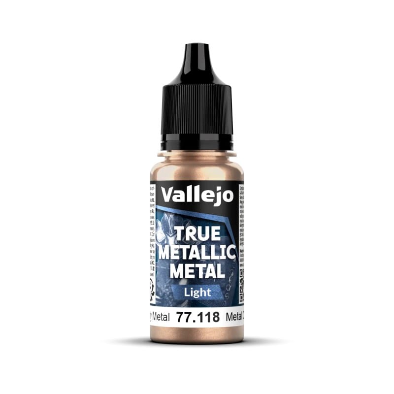 Vallejo Hobby Paint - Vallejo True Metallic Metal - Light - Rusty Metal - 18 ml