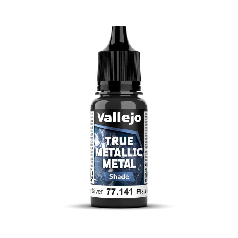 Vallejo Hobby Paint - Vallejo True Metallic Metal - Shade - Sterling Silver - 18 ml