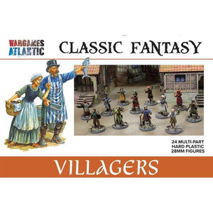 Wargames Atlantic Miniatures Wargames Atlantic - Classic Fantasy - Villagers (May 2025 Release)