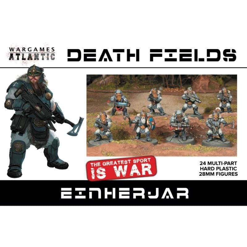 Wargames Atlantic Miniatures Wargames Atlantic - Death Fields - Einherjar (Space Dwarves) (24)