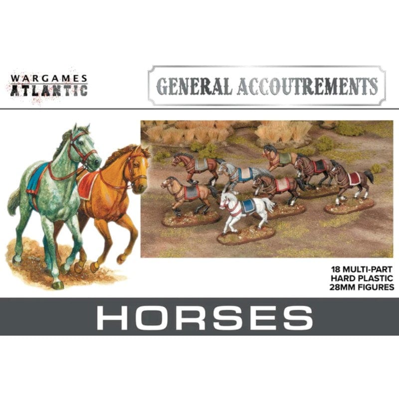 Wargames Atlantic Miniatures Wargames Atlantic - General Accoutrements - Horses