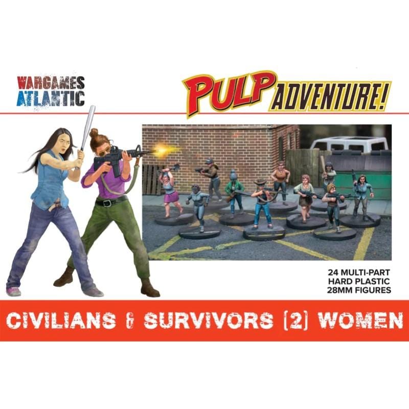 Wargames Atlantic Miniatures Wargames Atlantic - Pulp Adventure - Civilians & Survivors (Women)