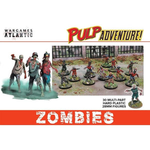 Wargames Atlantic Miniatures Wargames Atlantic - Pulp Adventure - Zombies (May 2025 Release)