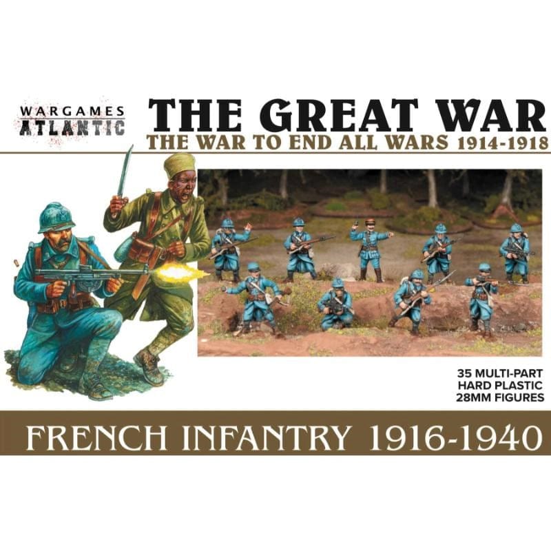Wargames Atlantic Miniatures Wargames Atlantic - The Great War - French Infantry (1916-1940) (35)