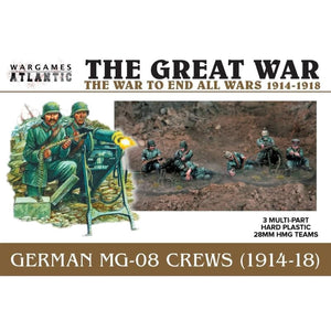 Wargames Atlantic Miniatures Wargames Atlantic - The Great War - German MG - 08 Crews (1914-1918) (May 2025 Release)