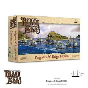 Warlord Games Miniatures Black Seas - Frigates & Brigs Flotilla