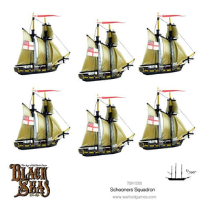 Warlord Games Miniatures Black Seas - Schooner Squadron