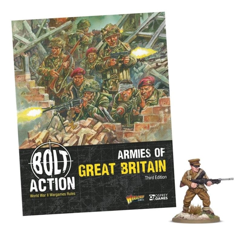 Warlord Games Miniatures Bolt Action - Armies of Great Britain Third Edition (FREE miniature 403201006 with purchase)
