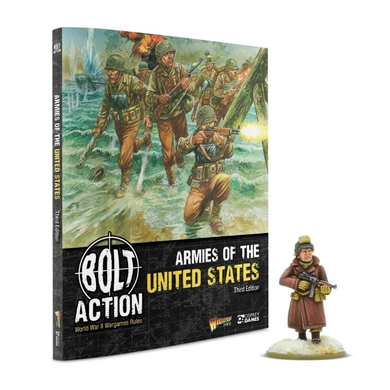 Warlord Games Miniatures Bolt Action - Armies Of The United States Third Edition (FREE Sergeant James McNiece Model)