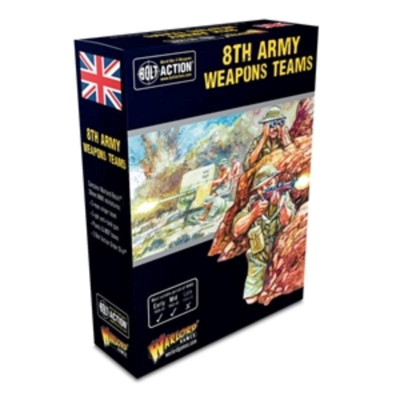 Warlord Games Miniatures Bolt Action - British - 8th Army Weapons Teams