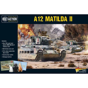 Warlord Games Miniatures Bolt Action - British - A12 Matilda Ii Infantry Tank (Plastic)