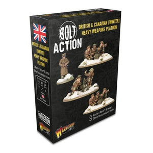 Warlord Games Miniatures Bolt Action - British - British & Canadian - Heavy Weapons Platoon (Winter)