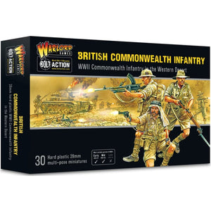 Warlord Games Miniatures Bolt Action - British Commonwealth Infantry (Plastic)