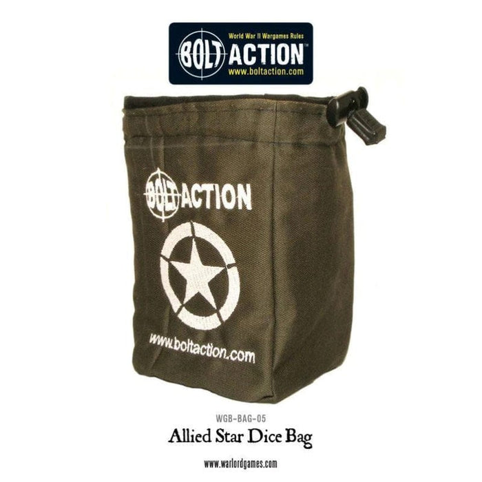 Bolt Action - Dice Bag - Allied Star