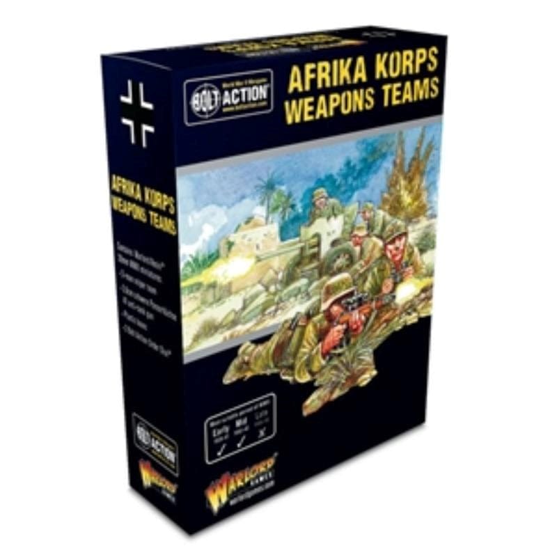 Warlord Games Miniatures Bolt Action - German - Afrika Korps Weapons Teams