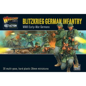 Warlord Games Miniatures Bolt Action - German - Blitzkrieg German Infantry (Plastic)