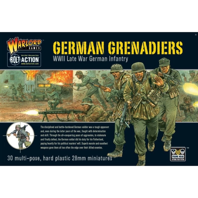 Warlord Games Miniatures Bolt Action - German - German Grenadiers Infantry (Plastic)