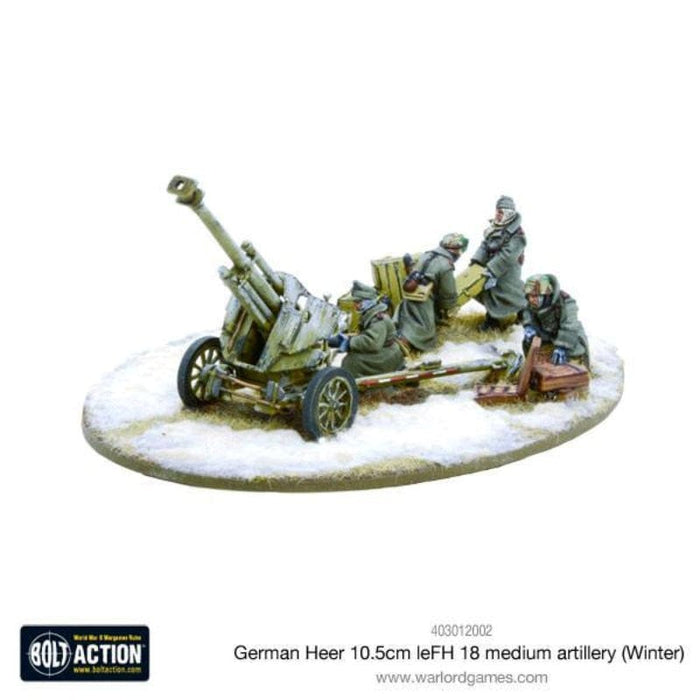 Bolt Action - German - German Heer - leFH 18/40 10.5cm Howitzer (Winter)