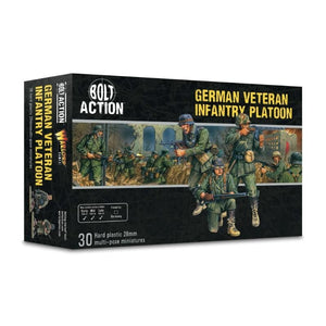 Warlord Games Miniatures Bolt Action - German Veteran Infantry Platoon (Plastic)