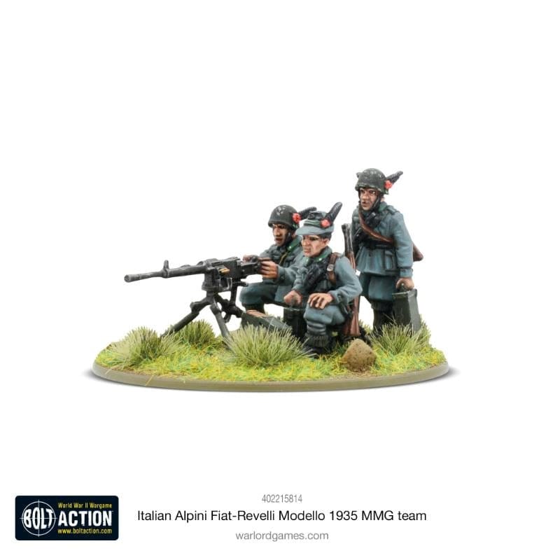 Warlord Games Miniatures Bolt Action - Italy - Alpini Fiat-Revelli Modello 1935 MMG Team