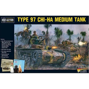 Warlord Games Miniatures Bolt Action - Japan - Chi-Ha Japanese Medium Tank (Plastic)