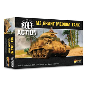 Warlord Games Miniatures Bolt Action - M3 Grant Medium Tank (Plastic)