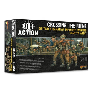 Warlord Games Miniatures Bolt Action - Starter Army - Crossing The Rhine British & Canadian Infantry (Winter)