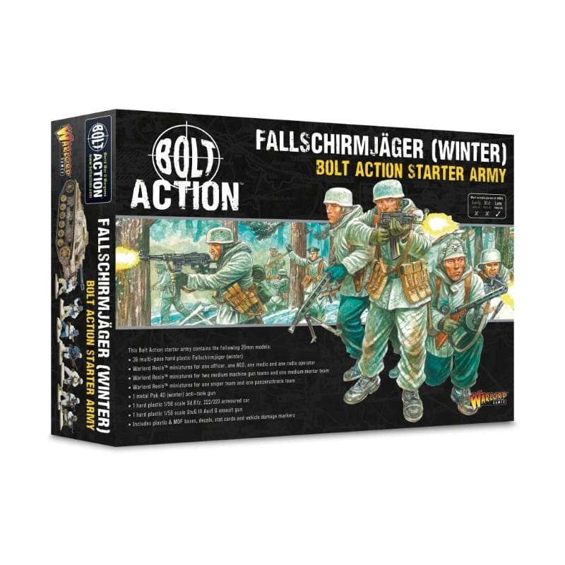 Warlord Games Miniatures Bolt Action - Starter Army - German Fallschirmjager (Winter)