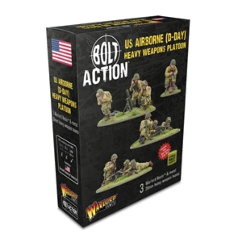 Warlord Games Miniatures Bolt Action - United States - Airborne (D-Day) Heavy Weapons Platoon