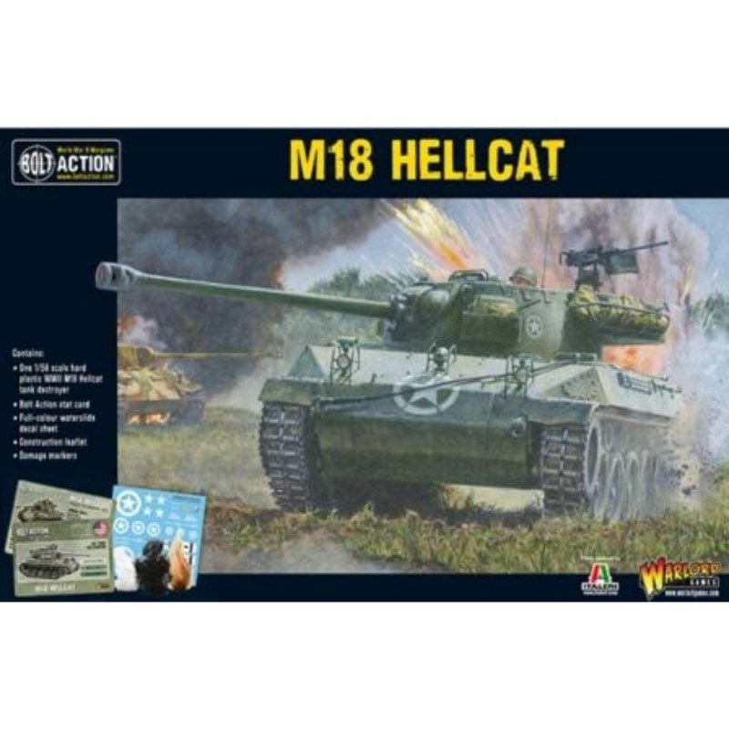 Warlord Games Miniatures Bolt Action - United States - M18 Hellcat Tank Destroyer (Plastic)
