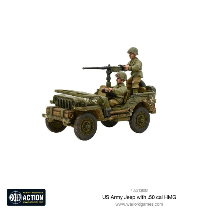 Bolt Action - United States - US Army Jeep with 50 Cal HMG