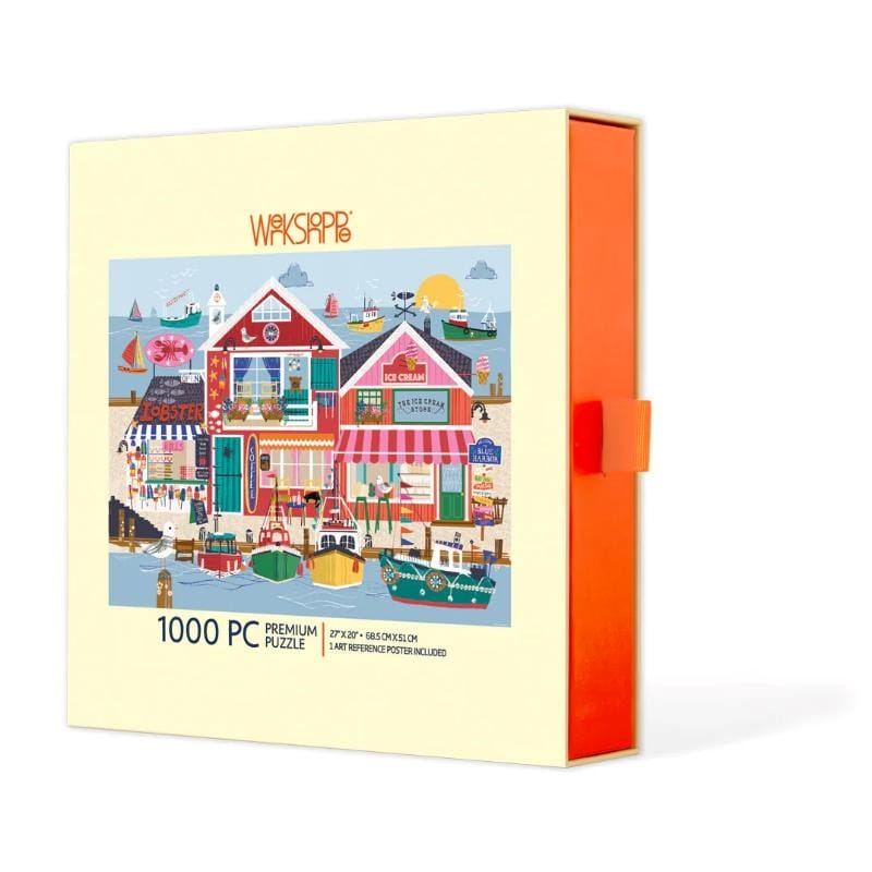 WerkShoppe Jigsaws Blue Harbour (1000pc) Werkshoppe