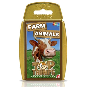 Winning Moves Australia Board & Card Games Top Trumps - Farm Animals