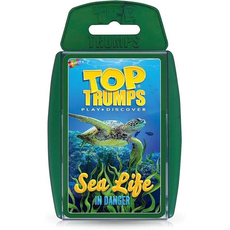 Winning Moves Australia Board & Card Games Top Trumps - Sea Life in Danger