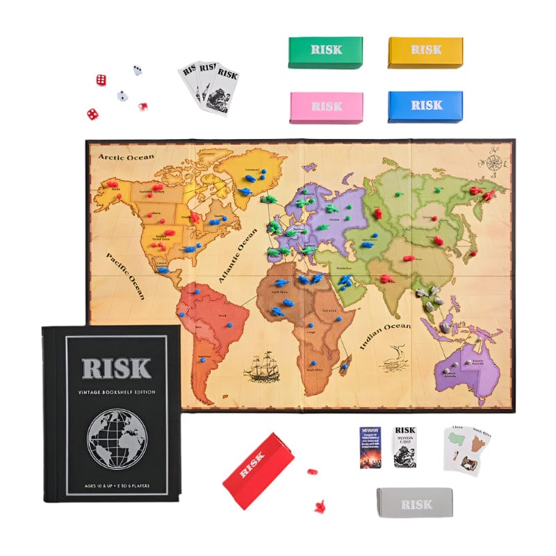 Winning Solutions Board & Card Games Risk - Bookshelf Edition