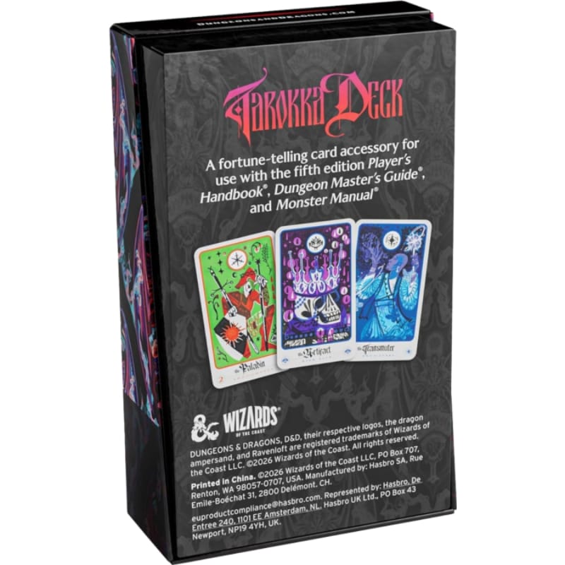 Wizards of the Coast Roleplaying Games D&D (2024) - Ravenloft The Horrors Within - Tarokka Deck
