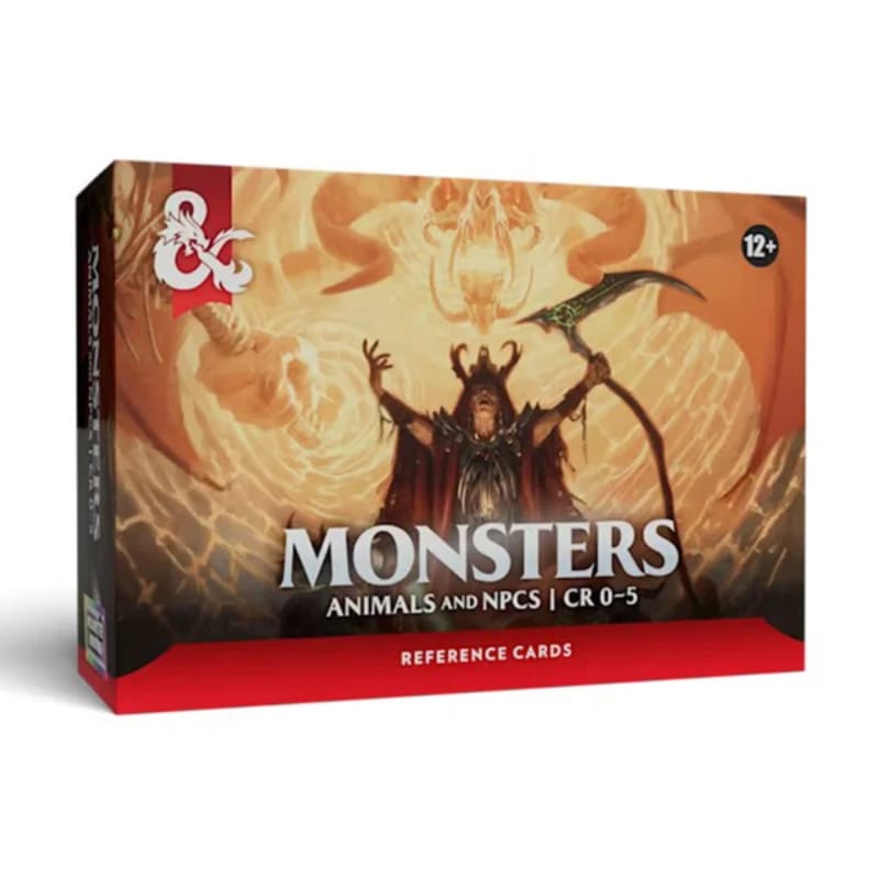 Wizards of the Coast Roleplaying Games D&D (2024) - Reference Cards - Monsters CR 0-5 - Animals and NPCs