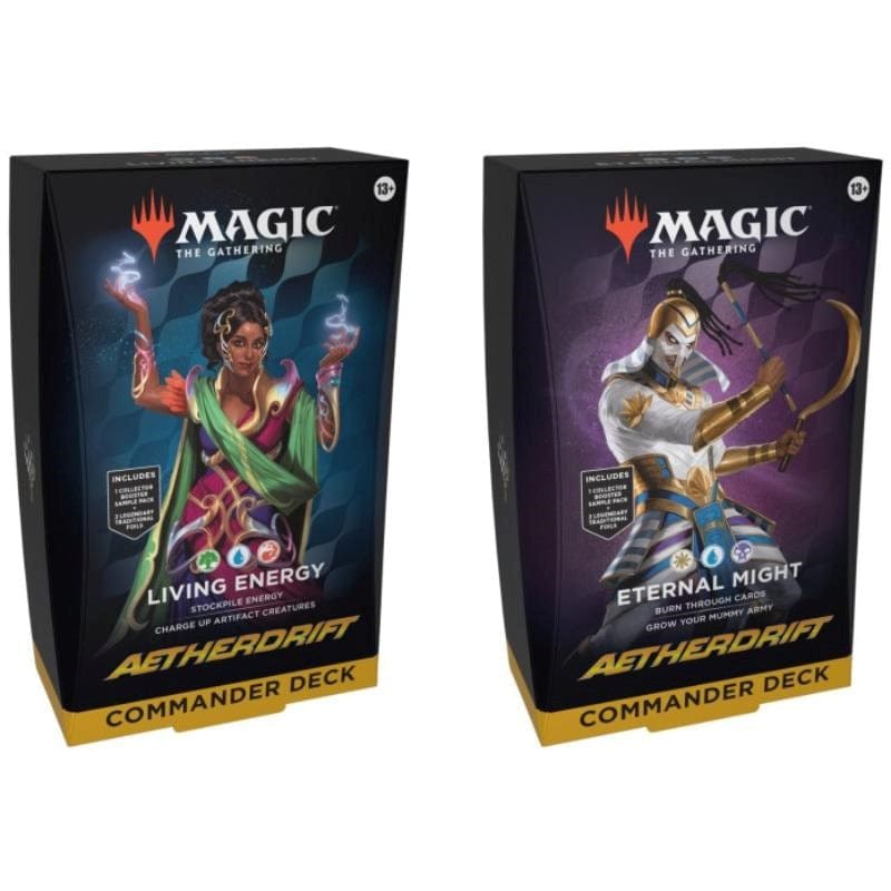 Wizards of the Coast Trading Card Games Magic: The Gathering - Aetherdrift - Commander Deck Display (2) (14/02/2025 Release)
