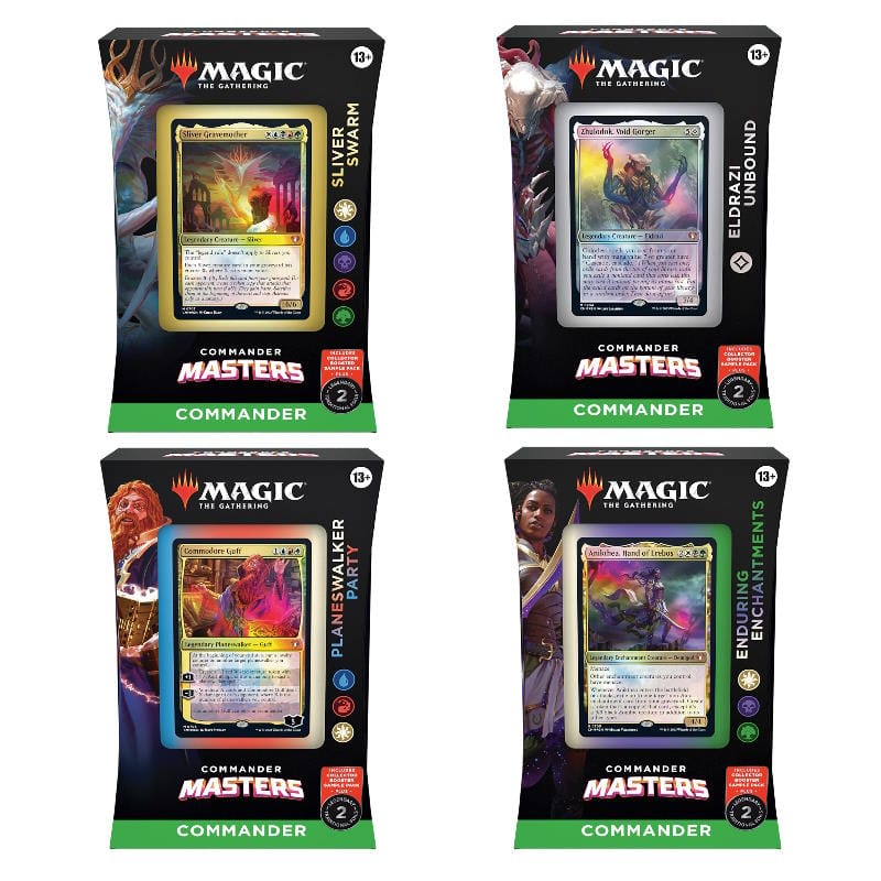 Magic: The Gathering - Commander Masters - Commander Deck Display (4 ...