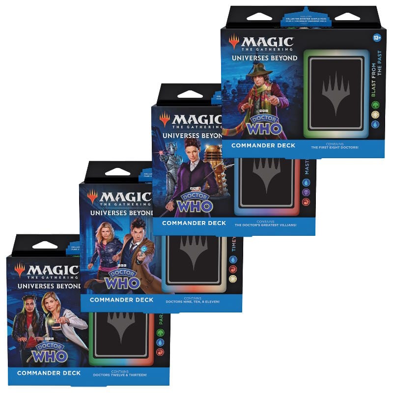 Wizards of the Coast Trading Card Games Magic: The Gathering - Doctor Who - Commander Deck (Assorted) (Preorder - 13/10 release)