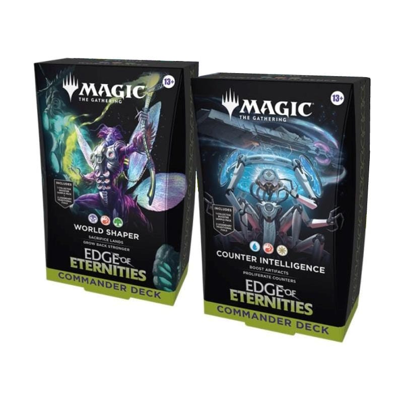 Wizards of the Coast Trading Card Games Magic: The Gathering - Edge of Eternities - Commander Deck Display (Set of 2) (Preorder - 01/08/2025 Release)