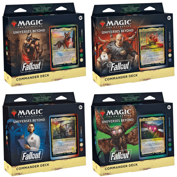 Magic: The Gathering - Fallout - Commander Deck Display (4) (Preorder - Release 08/03/2024)