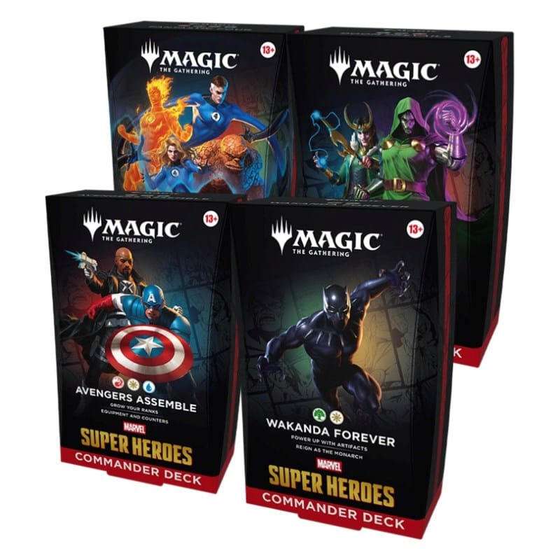 Wizards of the Coast Trading Card Games Magic: The Gathering - Marvel Super Heroes - Commander Deck (Assorted)
