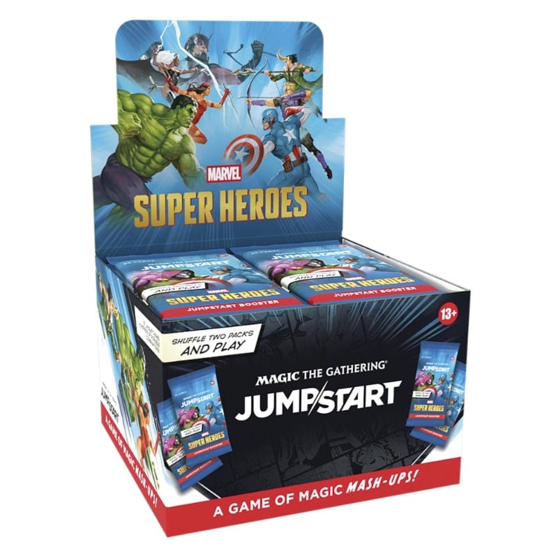 Wizards of the Coast Trading Card Games Magic: The Gathering - Marvel Super Heroes - Jumpstart Booster Box (24) (Preorder - 26/06/2026 Release)