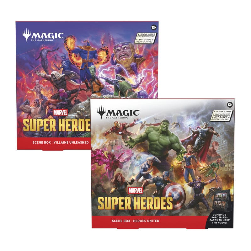 Wizards of the Coast Trading Card Games Magic: The Gathering - Marvel Super Heroes - Scene Box (Assorted)