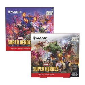 Wizards of the Coast Trading Card Games Magic: The Gathering - Marvel Super Heroes - Scene Box (Assorted)